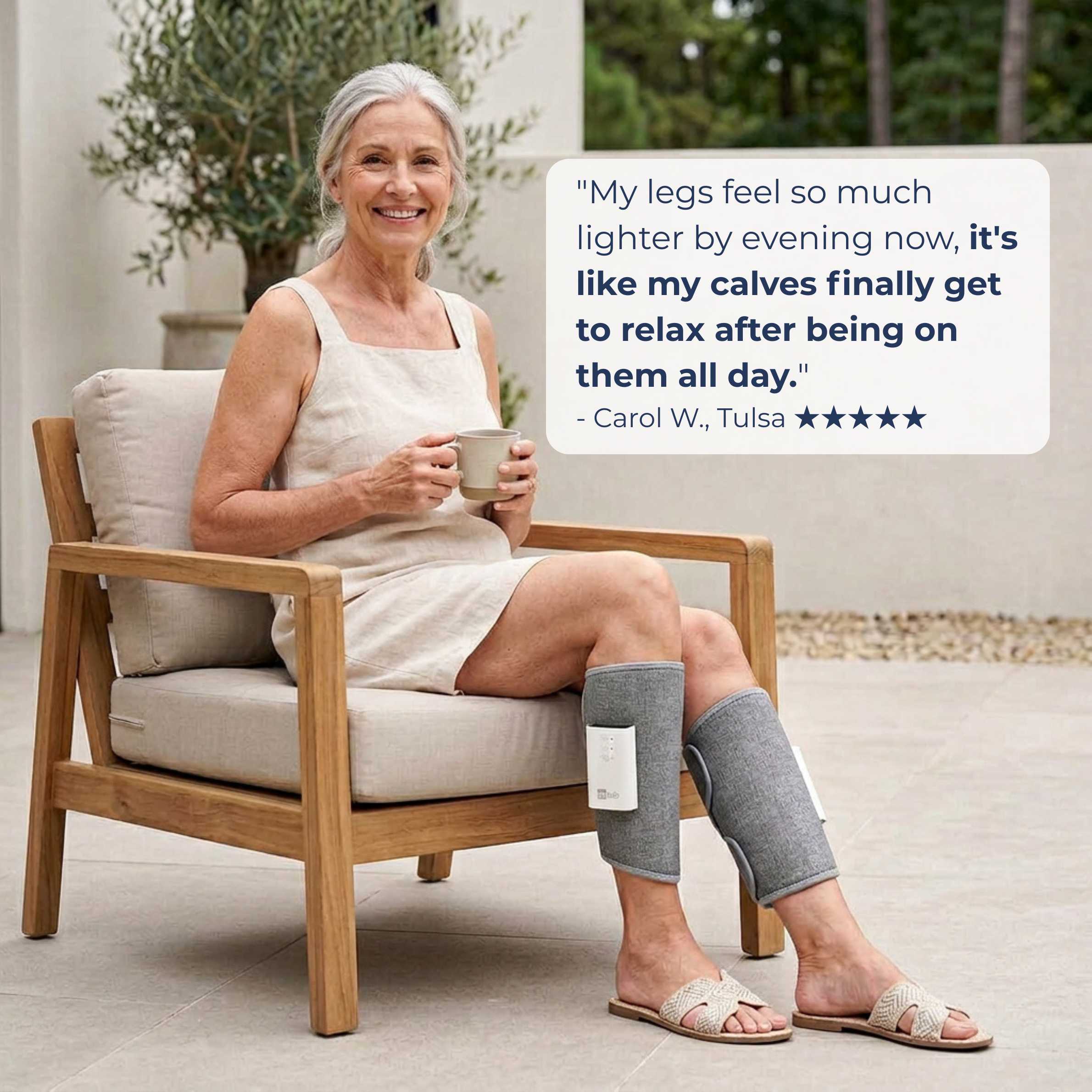 ZenWrap™️ - Heated Compression Leg Massager