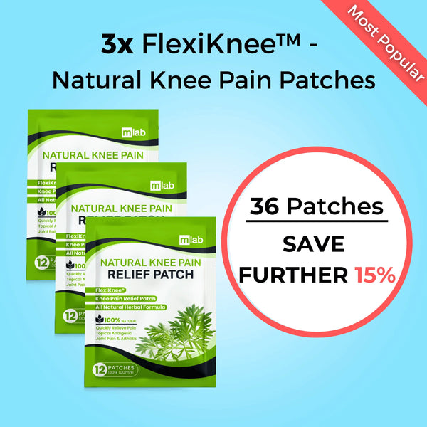 FlexiKnee Natural Knee Pain Patches: Your Ultimate Solution for Knee Pain Relief!