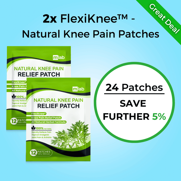 FlexiKnee: Natural Knee Pain Relief Patches for Effective Comfort