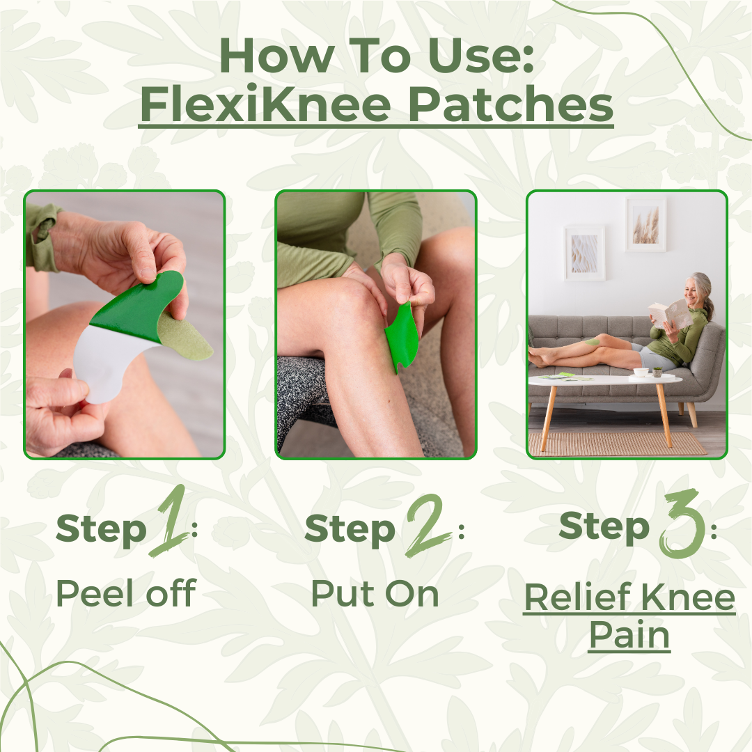 FlexiKnee™️ - Natural Knee Pain Patches.