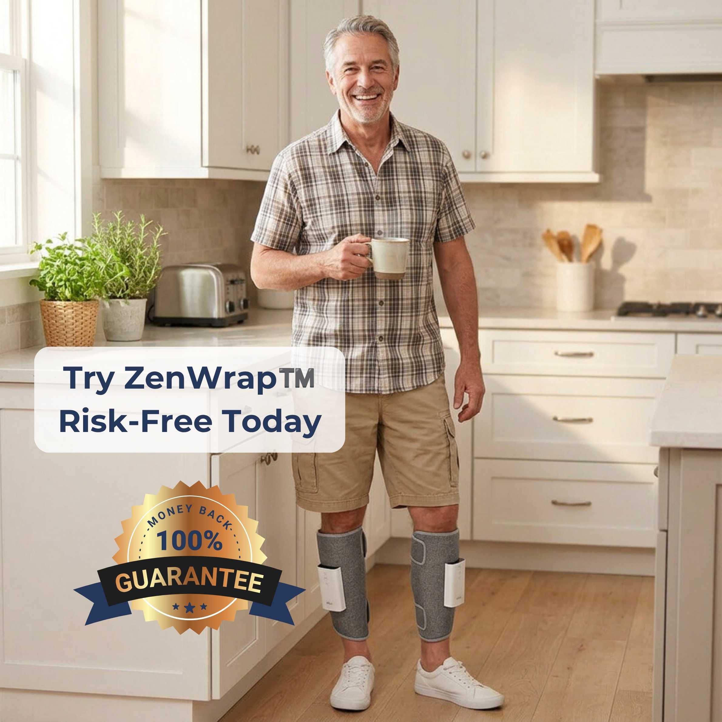 ZenWrap™️ - Heated Compression Leg Massager